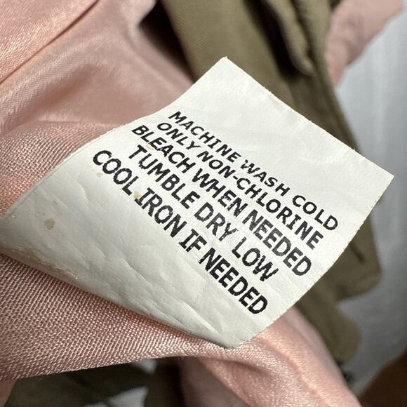 Olive Green Utility Jacket 3x Women’s Embroidered Birds Military Style Boho Fall - Picture 9 of 10